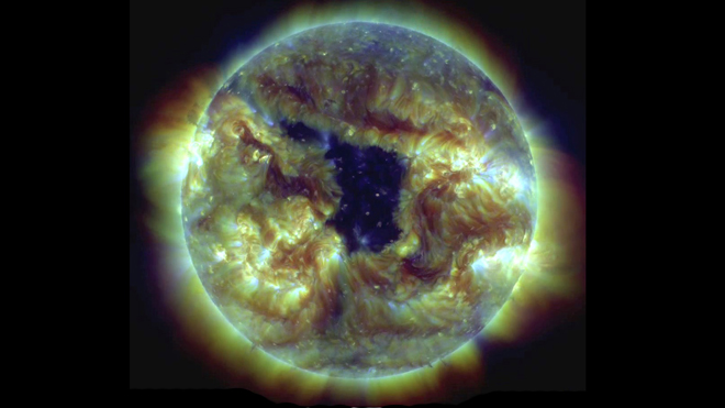  There's a hole in the sun, NASA says